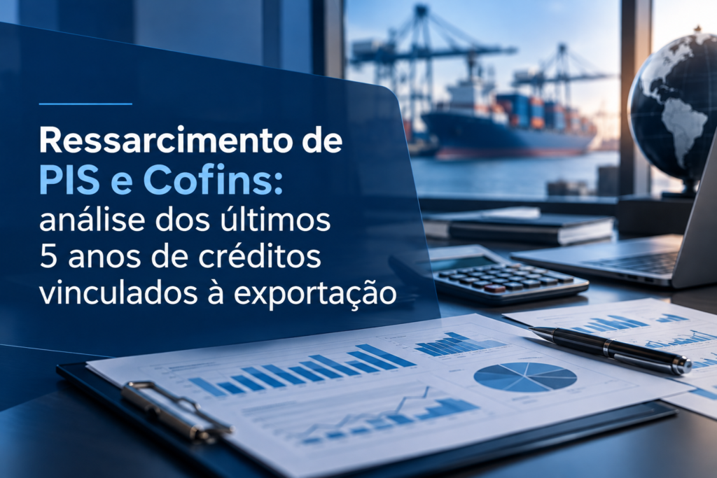 Ressarcimento de PIS e Cofins: análise dos últimos 5 anos de créditos vinculados à exportação